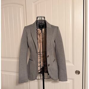 Size 4 - H&M - Women's Light Grey Blazer
